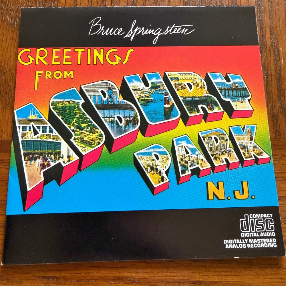 Bruce Springsteen Greetings From Asbury Park‎ N.J. CD Booklet and Lyric Insert